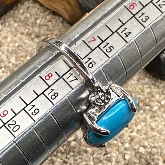 Turquoise silver ring - Picture 3 of 3